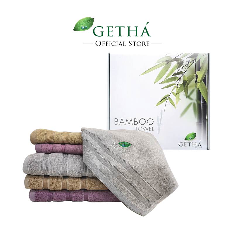 Getha Luxurious Bamboo Fibre Cotton Bath Towel (140x70cm) Shopee Malaysia