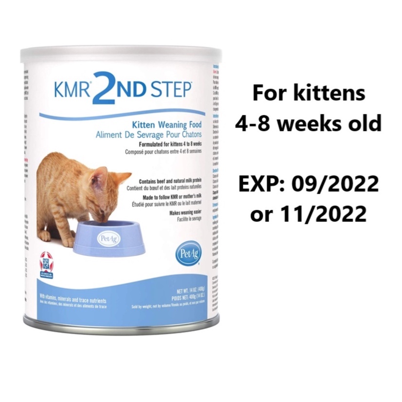 PetAg KMR 2nd Step Kitten Weaning Food Milk Powder for 48 weeks old