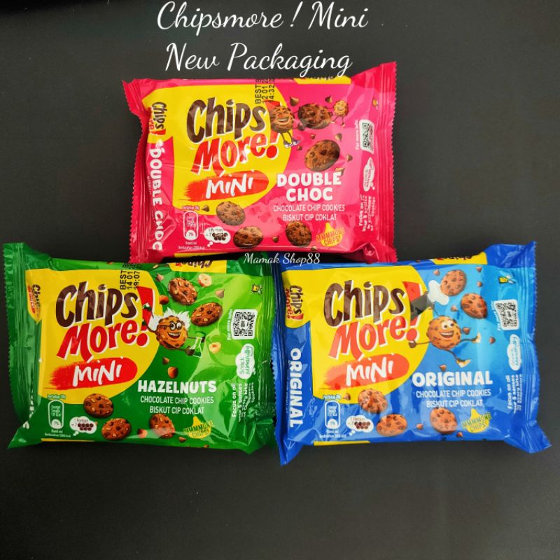 Chipsmore ! Mini 80g Original / Double Chocolate / Hazelnut (HALAL