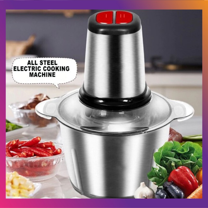 Pengisar Daging Sayur Besi Tahan Karat | Stainless Steel Electric Meat
