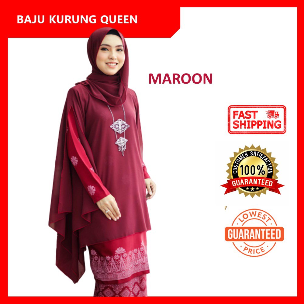 Terbaru Viral Baju Kurung Queen Permaisuri Mesra Wudhu Mesra Bf Shopee Malaysia