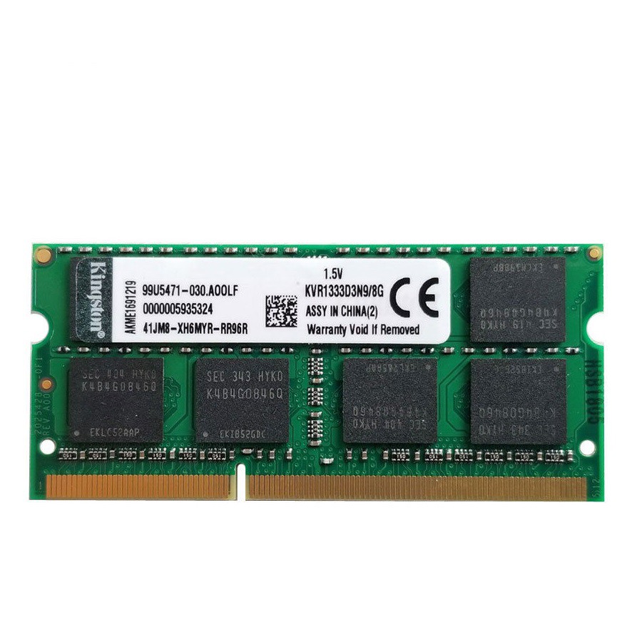 Kingston 8gb Pc3 Ddr3 1333mhz Notebook Ram 4pin Sodimm Laptop Memory Shopee Malaysia