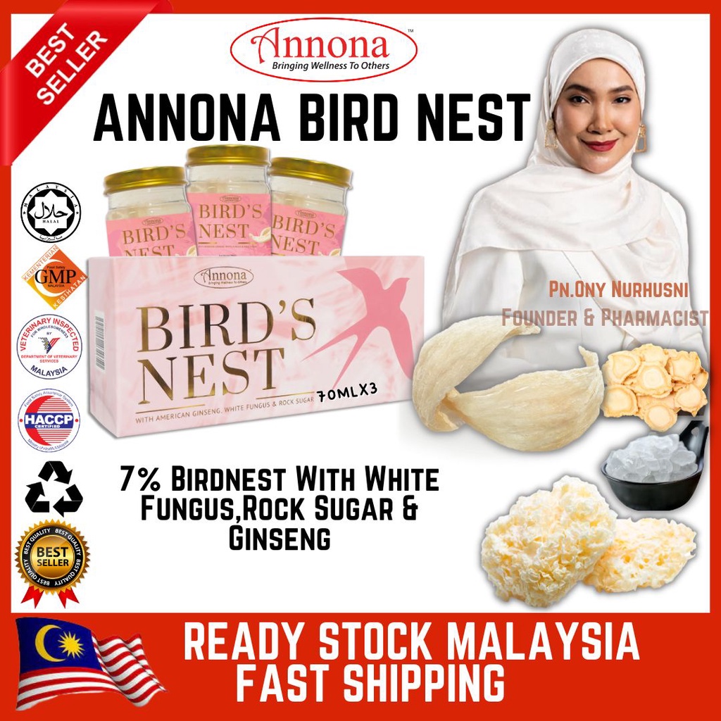 Annona bird nest drink Beauty Supplement Minuman sarang burung Annona