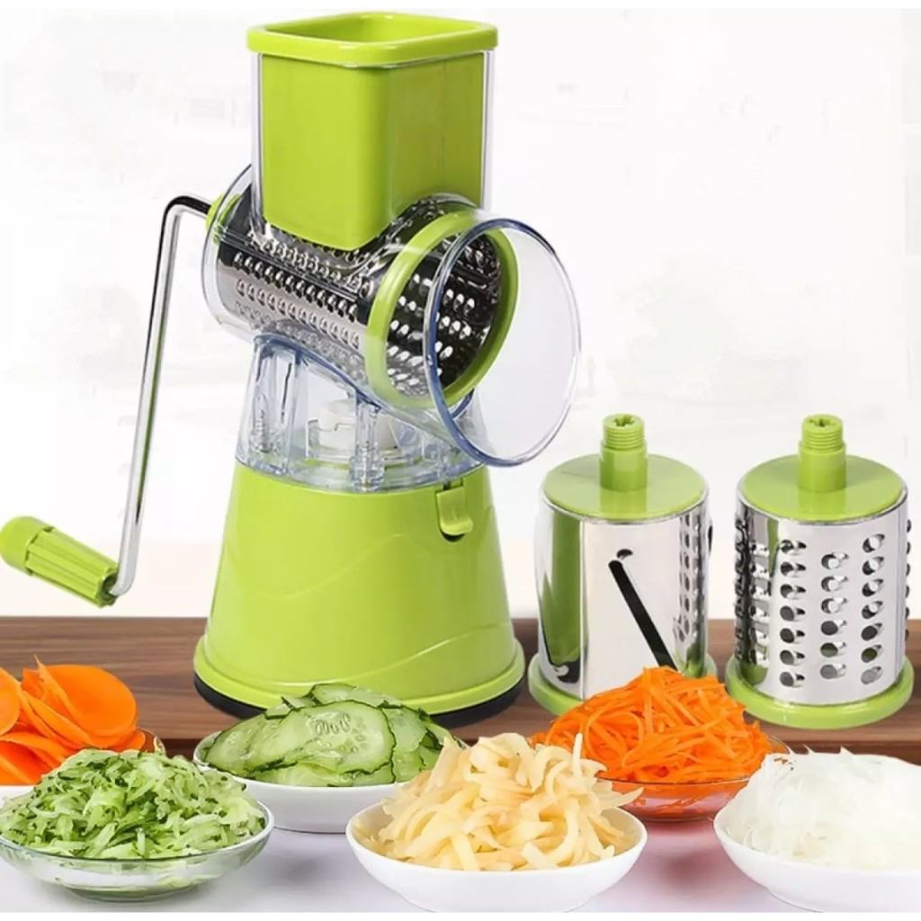 MULTIFUNCTIONAL TABLETOP DRUM GRATER (plastic handle!) Shopee Malaysia