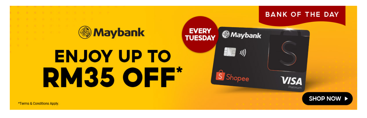 Maybank Shopee Credit Card | Earn Shopee Coins. Anytime. Anywhere ...