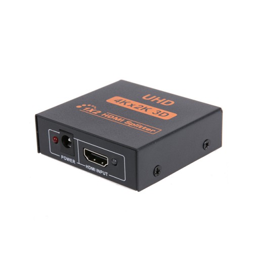 1-In 2-Out HDMI Splitter UHD 4K x 2K 3D with 3pin Power Adapter