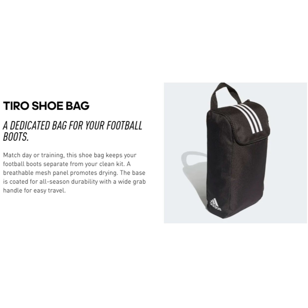 Adidas Tiro Shoe Bag Sport Men Women Football Shoe & Sport Shoe - Black Color DQ1069 | Shopee Malaysia