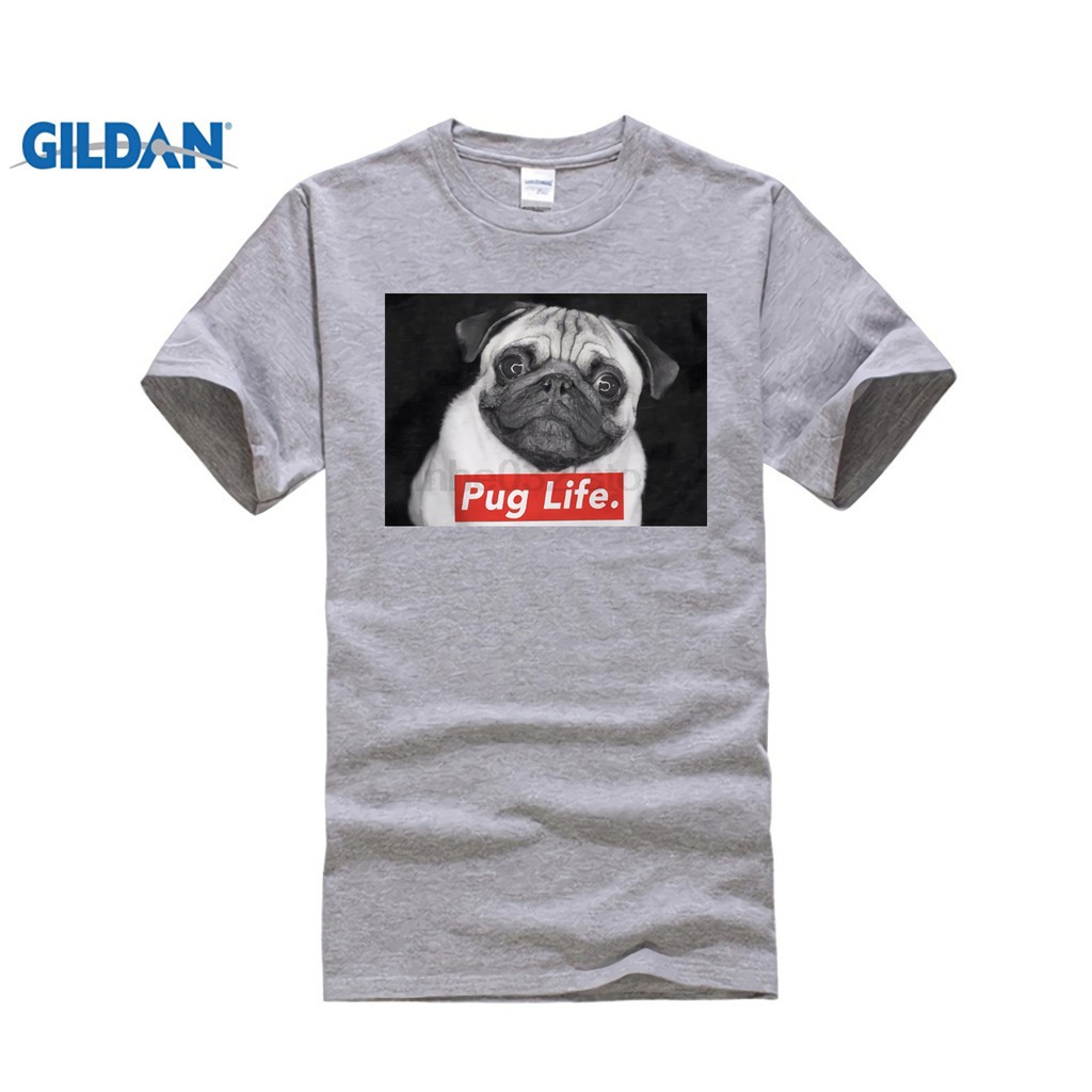 Pug Life T Shirt Gangsta Dog Animals Are Friends Weed Man T Shirt Grey Shopee Malaysia - pug life shirt roblox