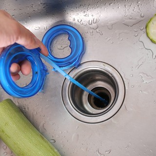 Drain Snake Retractable Hook Sink Clog Remover Shower Room Hair