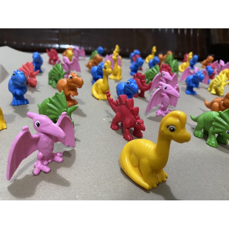 Dinosaur toys for children with all shapes and colors