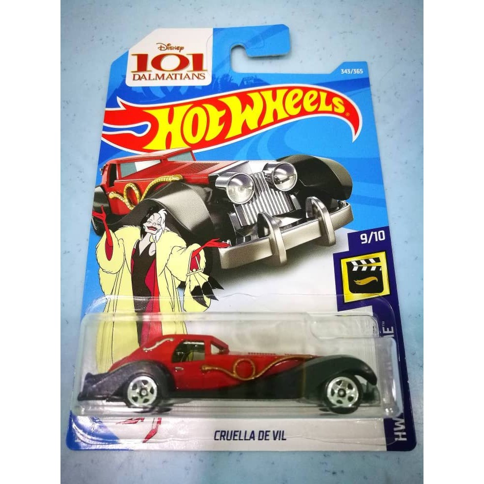 hot wheels cruella de vil car