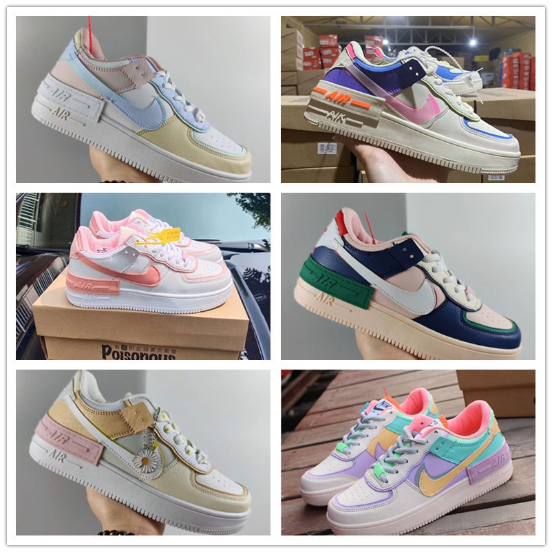 air force one shadow pastel multi