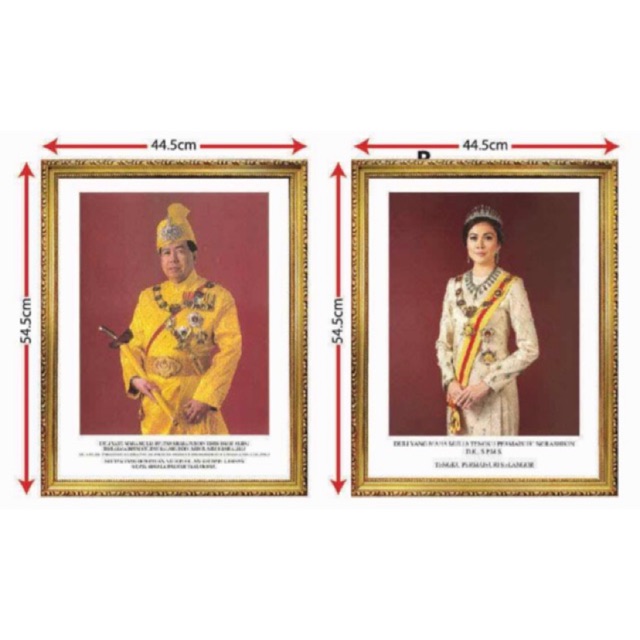 Bingkai Potret Sultan Selangor Permaisuri Selangor