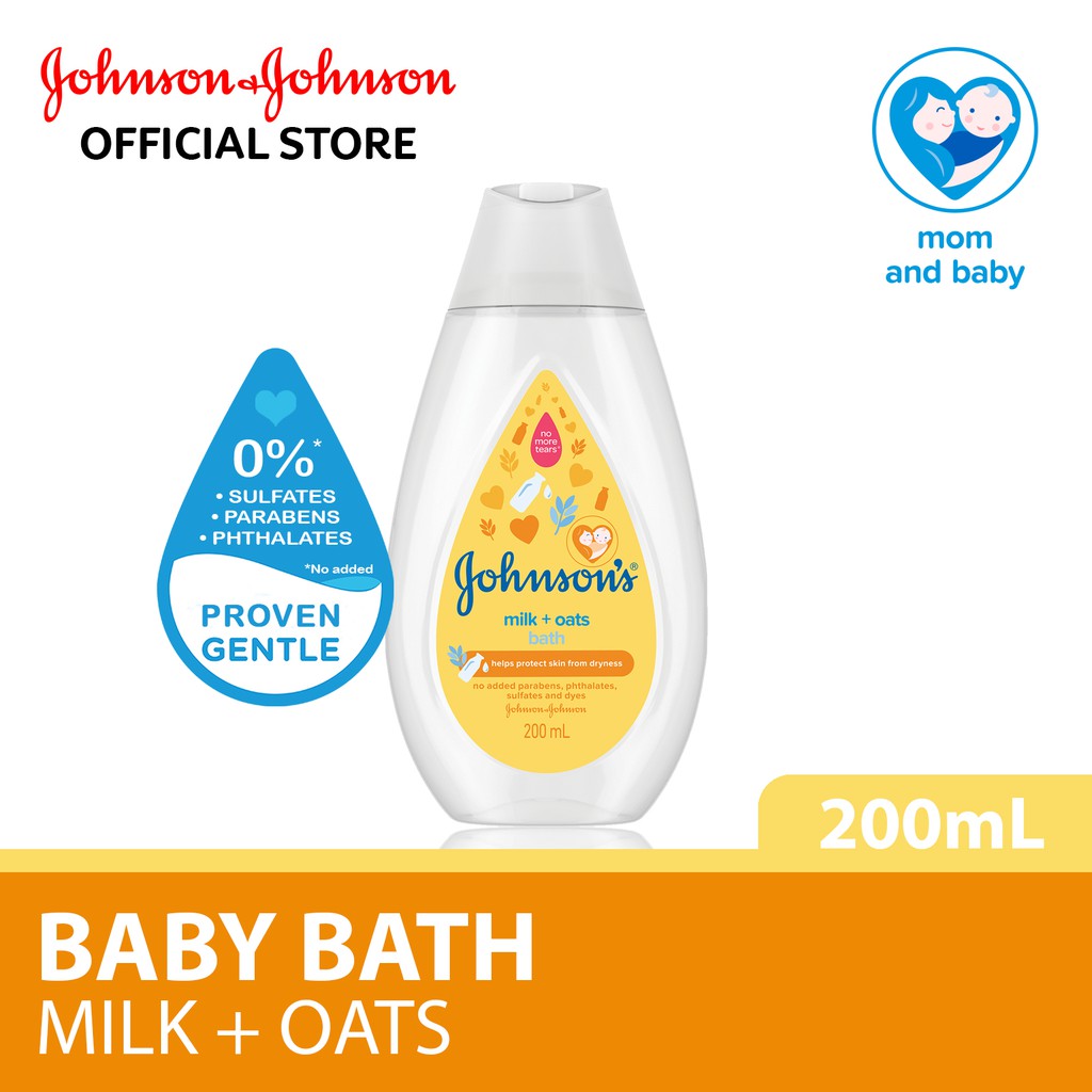 Johnson's Baby Milk + Oats Bath (200ml) Shopee Malaysia