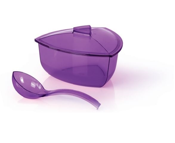 Tupperware Roza Bowl with Ladle (1) 2.2L  