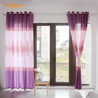Curtain Blind Accessories Tulle Curtain Home 3 Color Floral Door