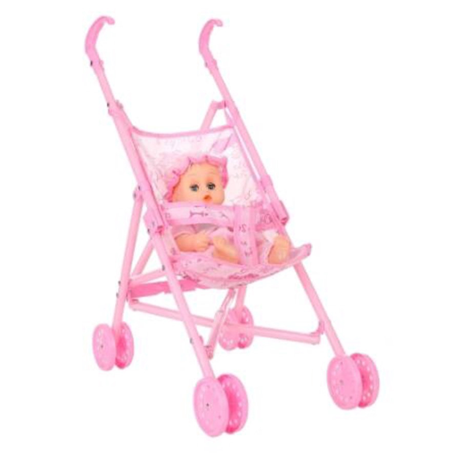 barbie and stroller