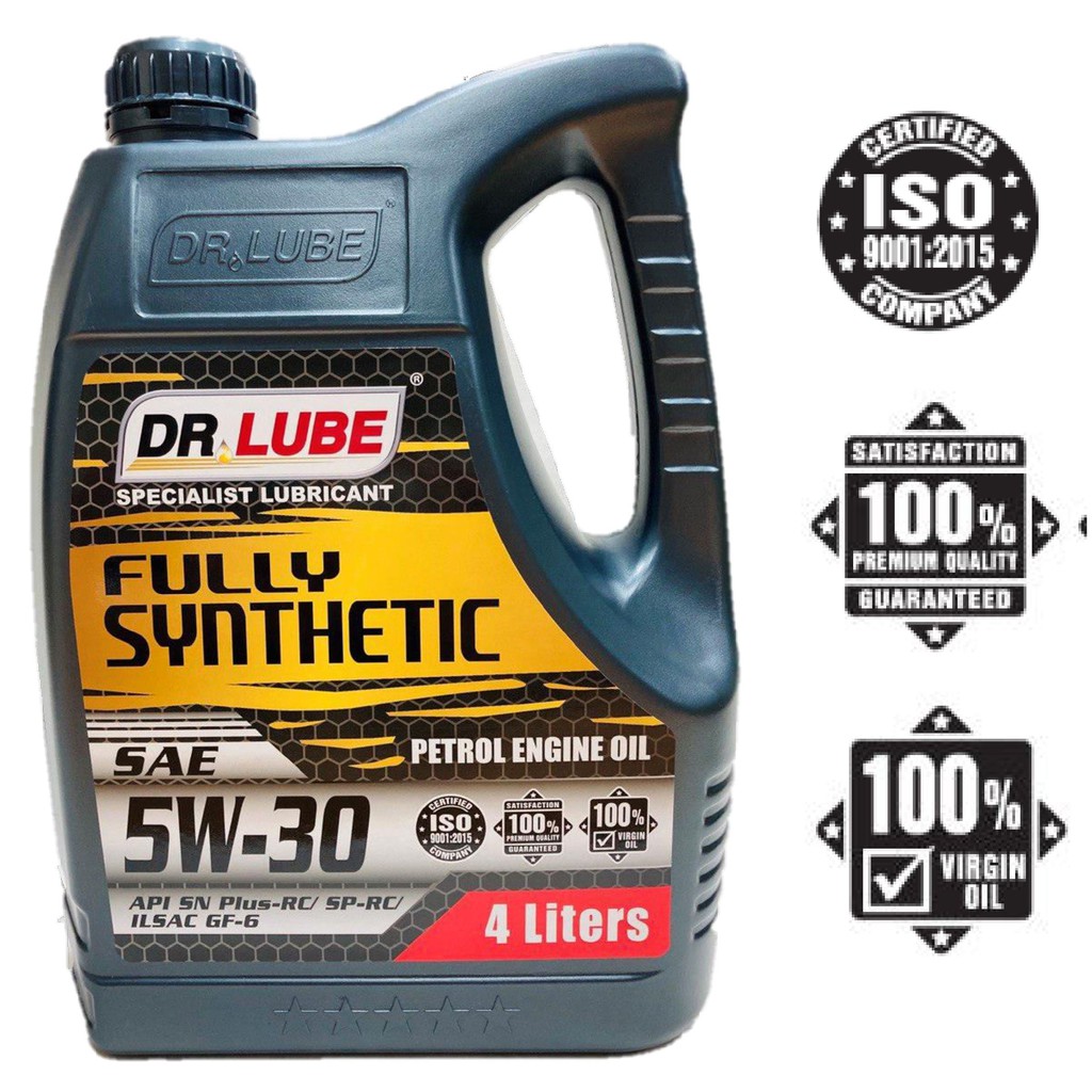 Dr Lube Fully Synthetic Sae 5w 30 Api Sn Plus Rc Sp Rc Ilsac Gf 6 4l Shopee Malaysia