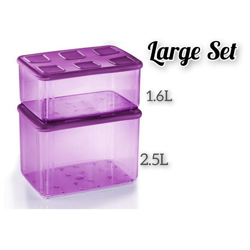 Fresh N Clear Large Set Tupperware Original