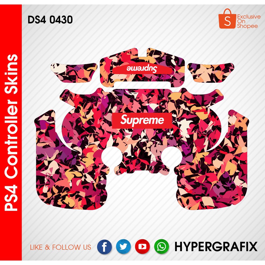 Ps4 Controller Ds4 Skin 0430 Shopee Malaysia