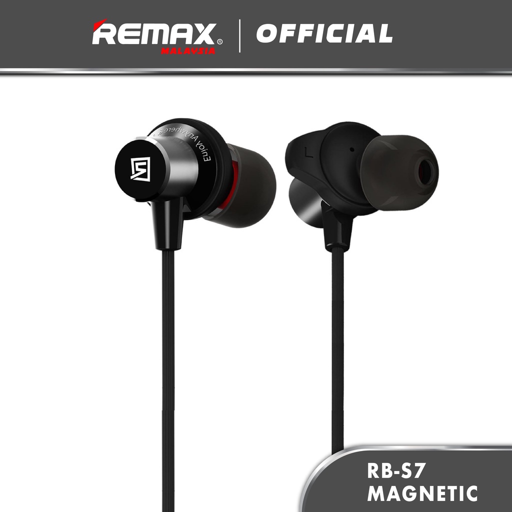 Remax RB-S7 Bluetooth Sporty Earphone Bluetooth 4.1 Wireless Magnetic Headset
