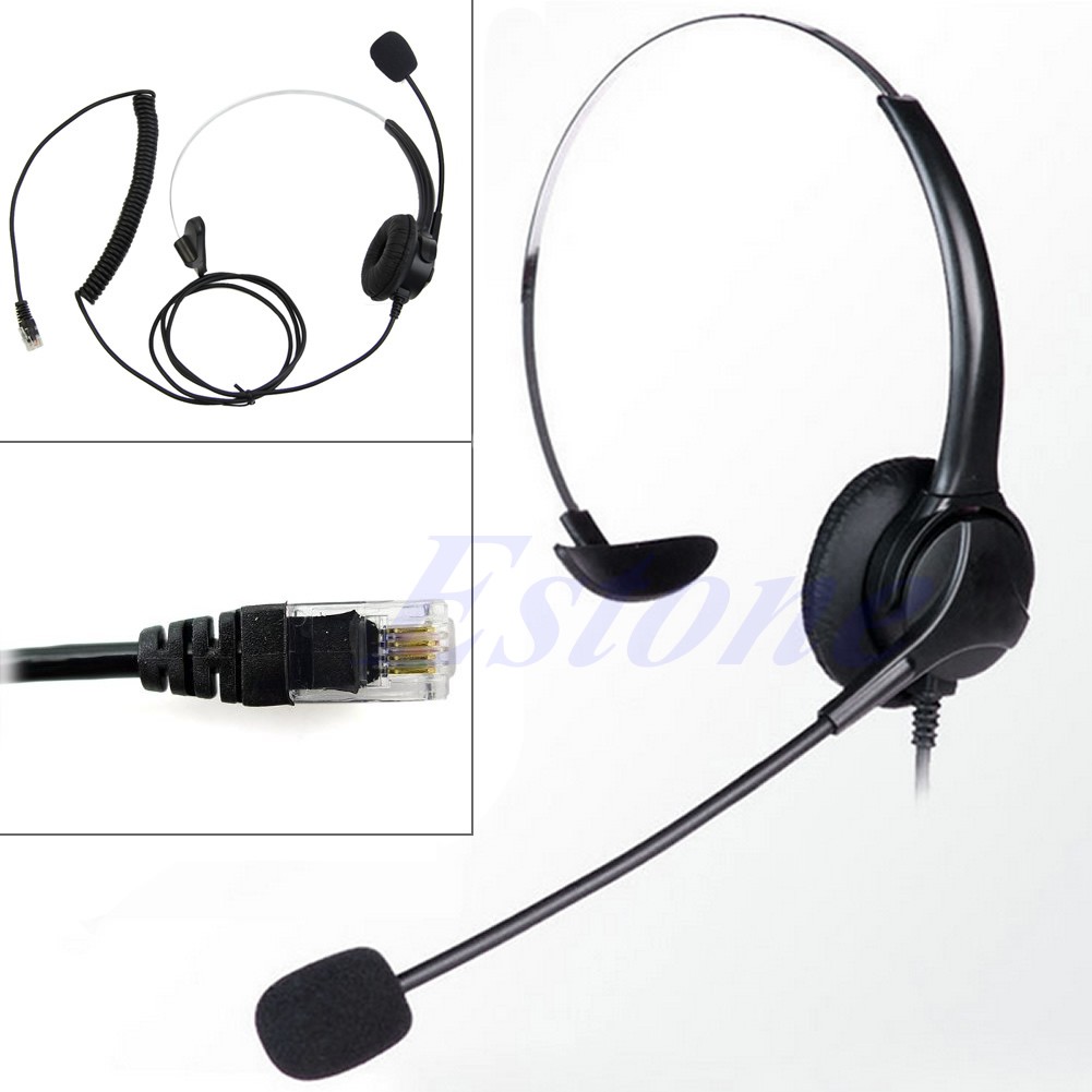 corded telephone headset
