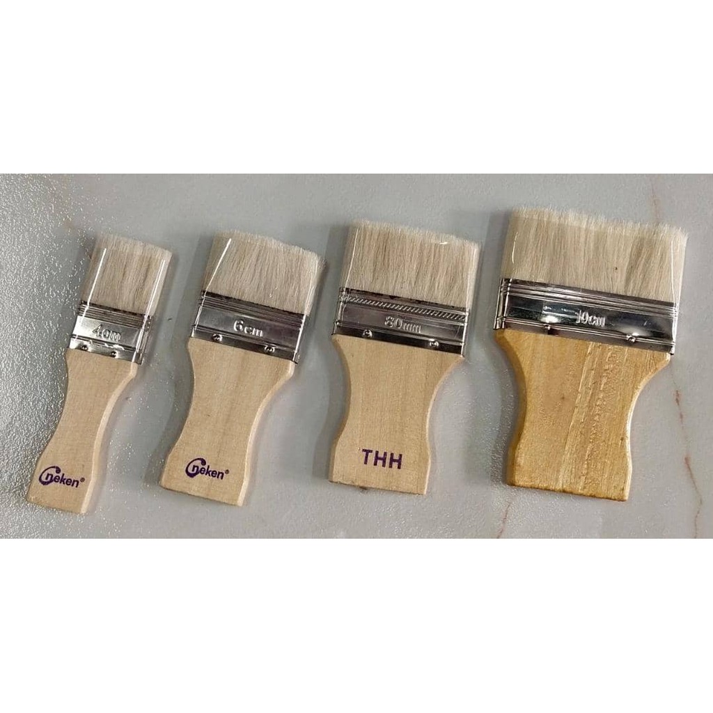 Wood Varnish Brush Shellac Brush Berus Shellac Syelek 4cm / 6cm / 8cm