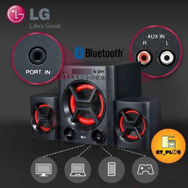 LG LK72B XBOOM Home Audio System 2.1CH Bass Blast+ Bluetooth Shopee