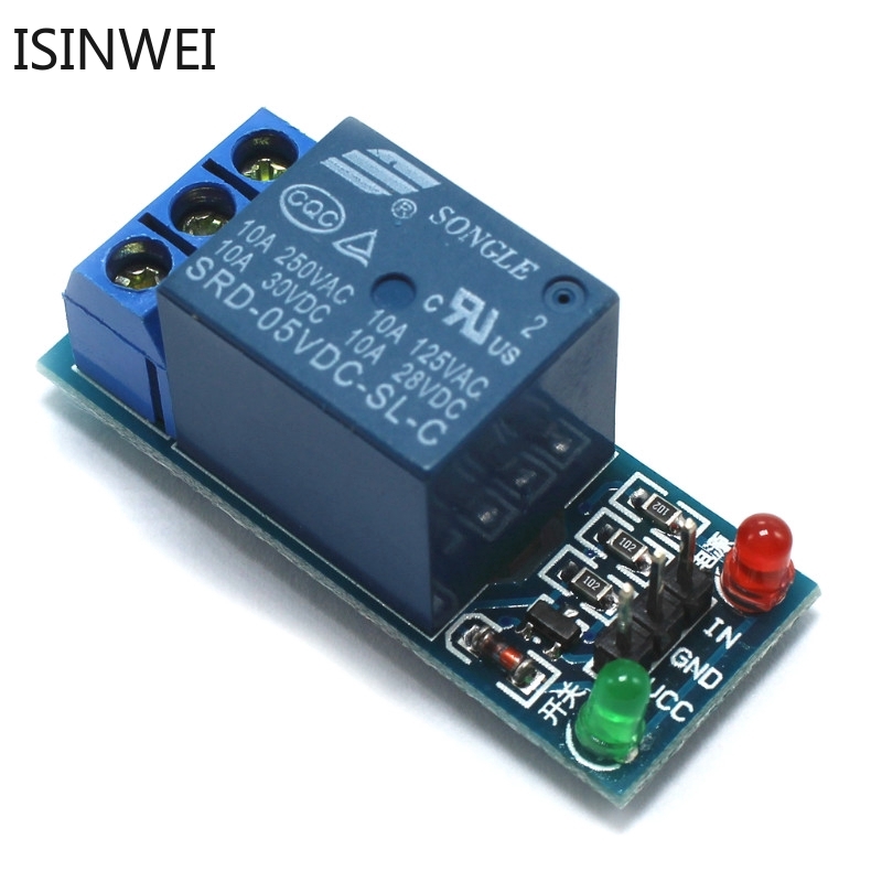 5v 1 channel relay module low level trigger interface board shield for ...