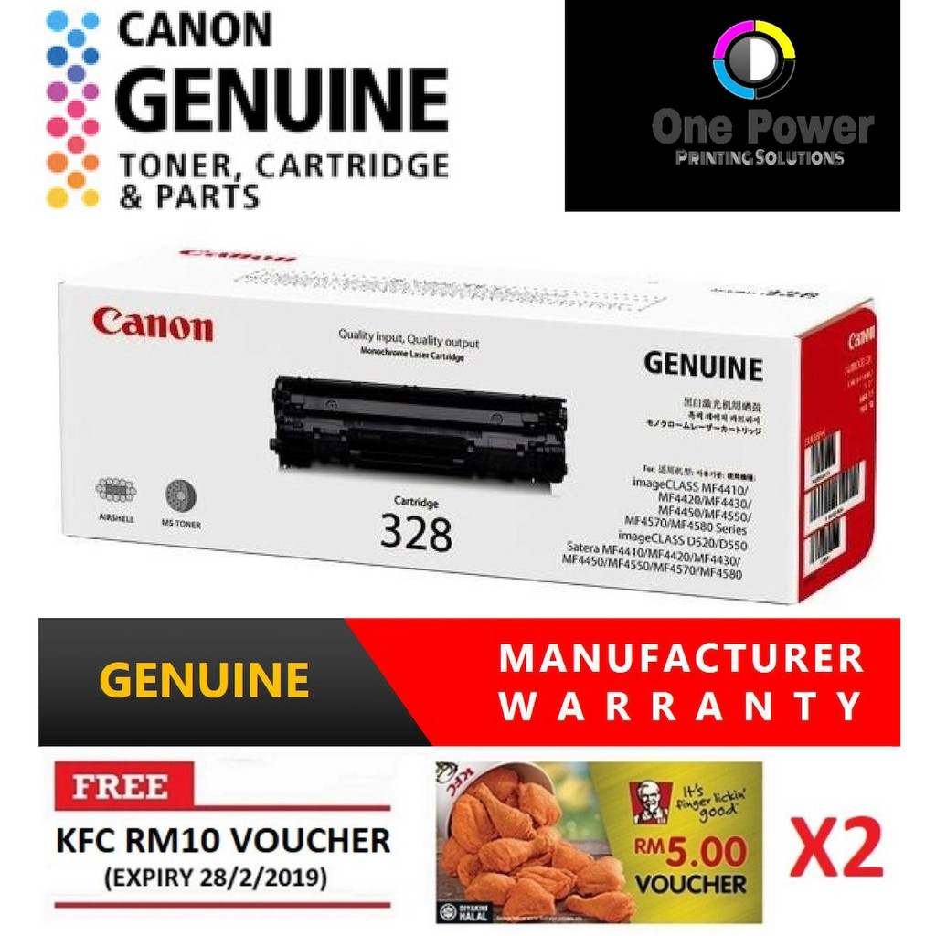 Original Canon Cartridge 328 Black Toner Cartridge Shopee Malaysia