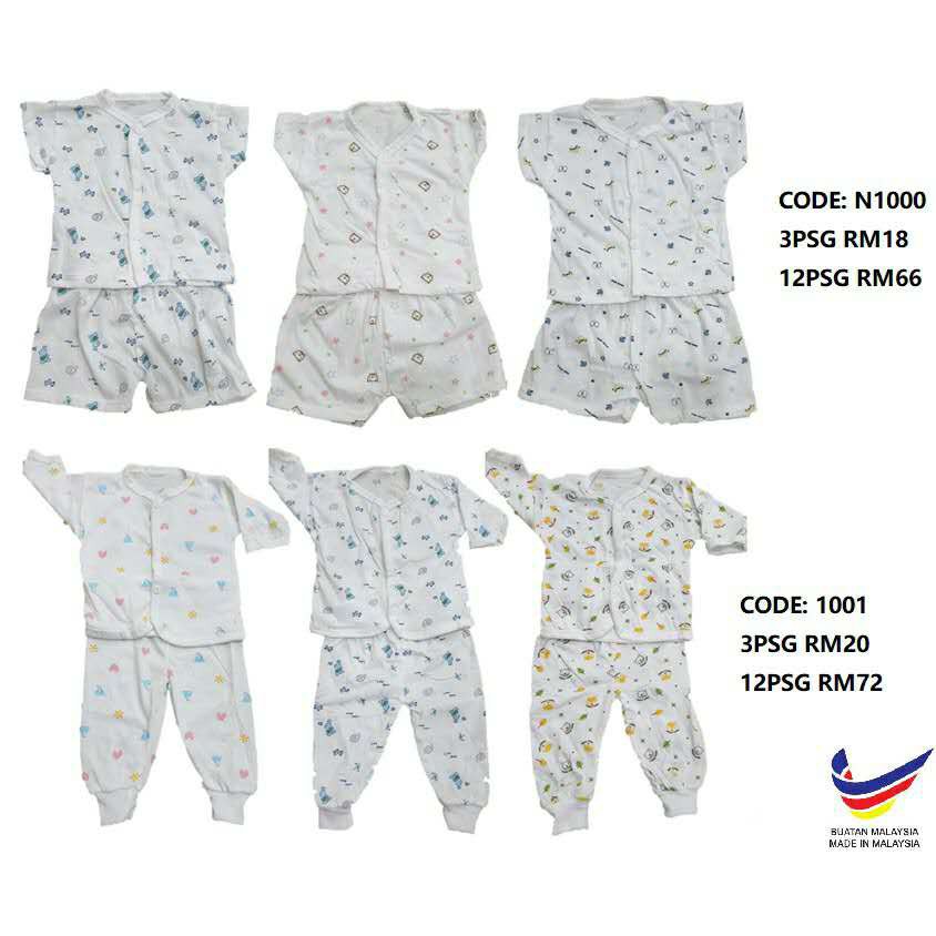 3PSG Newborn baby clothing set cotton toddler clothing tops pants for 0