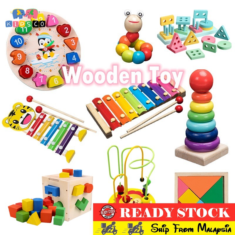 GEMEM Shape Sorter Toy My First Wooden 12 Building Blocks Geometry Learning Matching Gifts for Toddlers Baby Kids 1 2 3 Years Old 