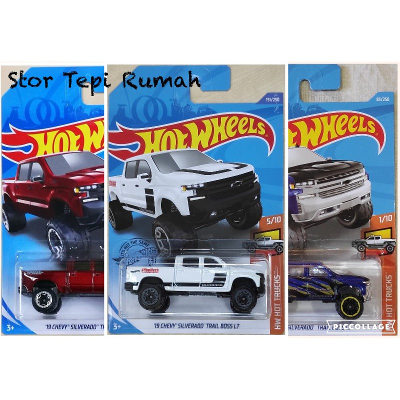 19 chevy silverado trail boss lt hot wheels