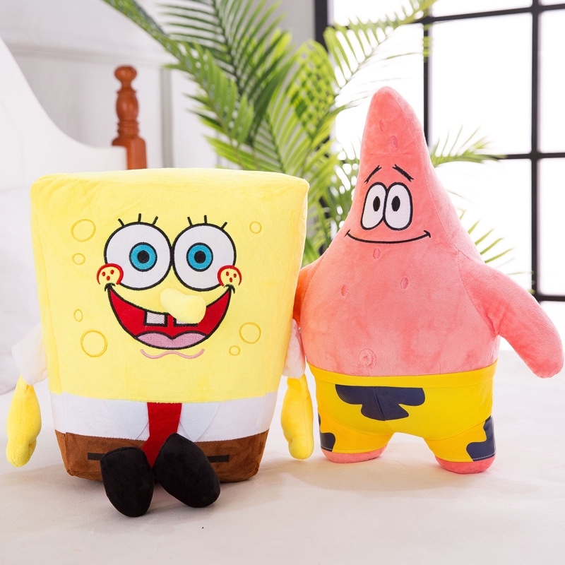 Spongebob Squarepants Patrick Star Doll Cartoon Lint Toys Pillow