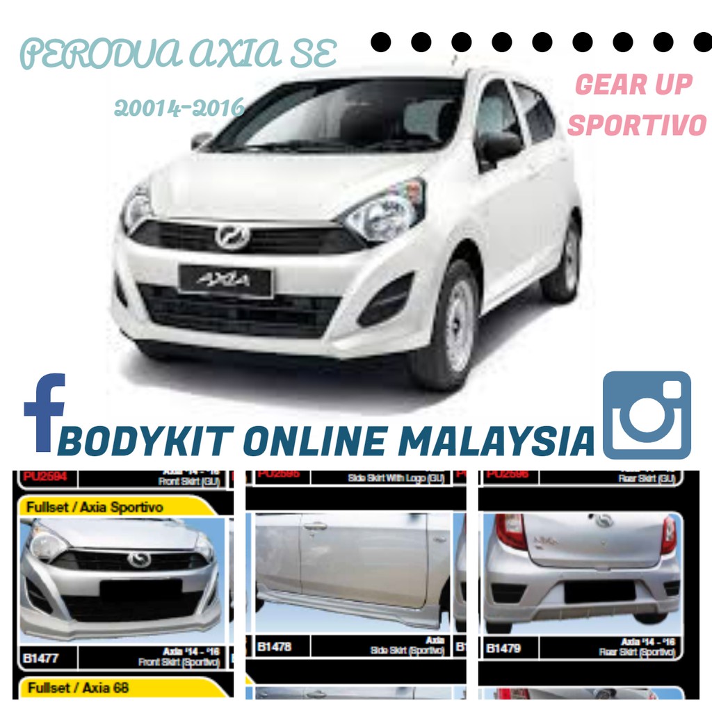 axia sportivo bodykit