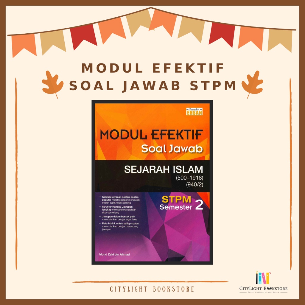 [CITYLIGHT] Buku Latihan: Modul Efektif Soal Jawab - Sejarah Islam (500 ...