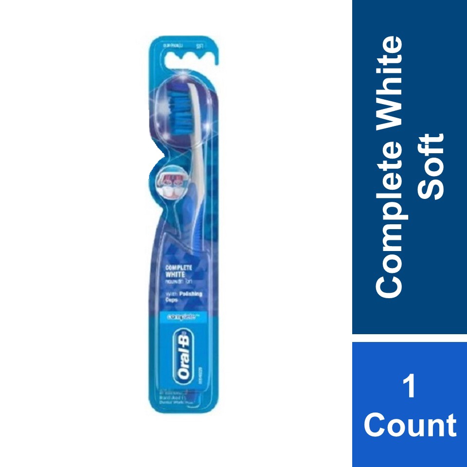 OralB Complete White Soft Manual Toothbrush 1s Shopee Malaysia