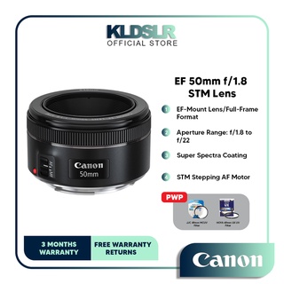 Canon EF 50mm F1.8 STM Lens (NEW THREE (3) MONTH WARRANTY)