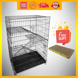 LARGE PLATFORM) Sangkar Kucing Besar 3 Tingkat / Big Cat Cage 3 