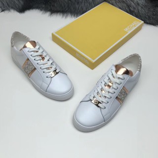 white mk shoes