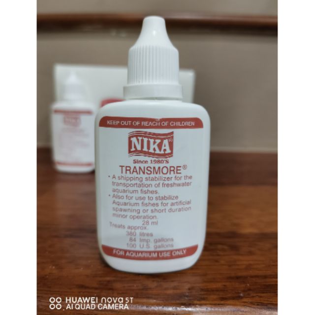 Nika Transmore Ubat Pengsan Pemindahan Ikan 28ml Shopee Malaysia