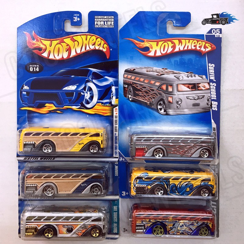 hot wheels surfin school bus