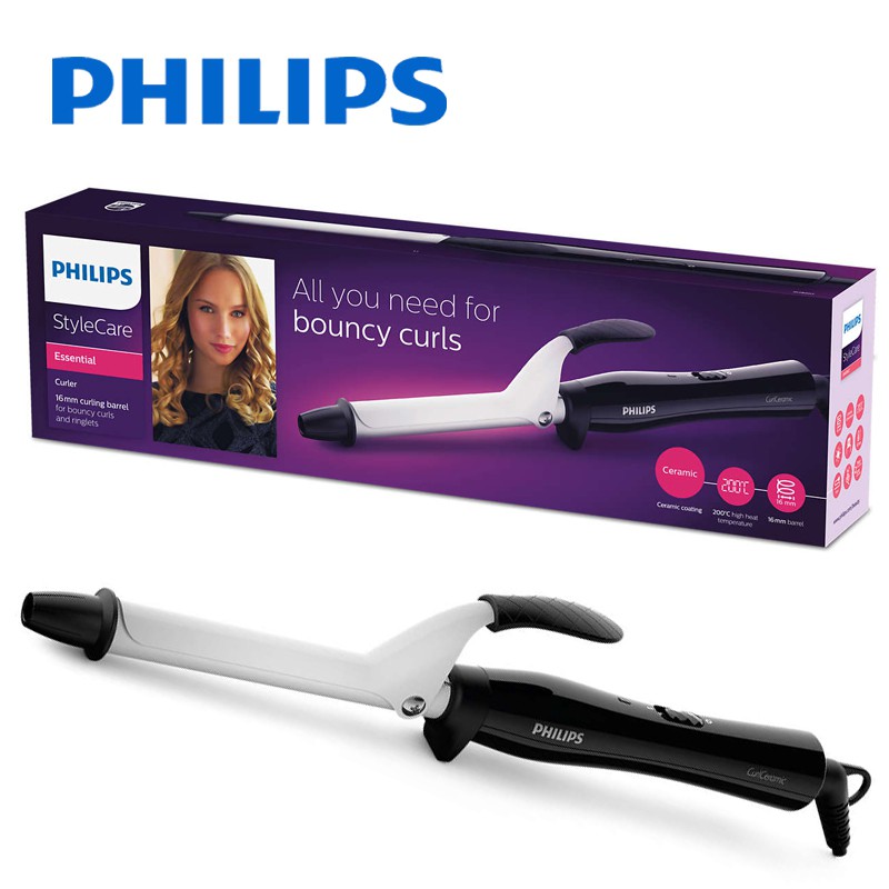 *MEGA SALE) Philips Hair Curler BHB862 (16mm) Ceramic Coating Curling