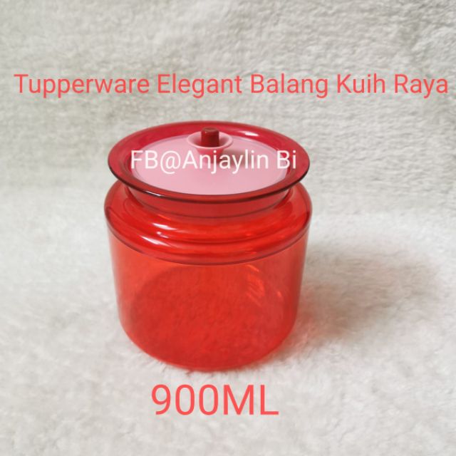 ❤️SALE❤️Tupperware Elegant Red Balang Kuih Raya