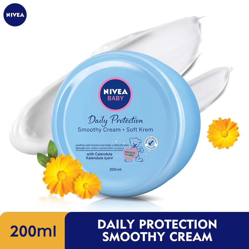 Nivea Baby Daily Protection Smoothy Cream 200ml Shopee Malaysia
