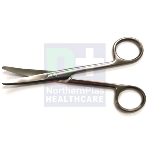 Mayo Scissors Curved 14cm Medical Use Shopee Malaysia