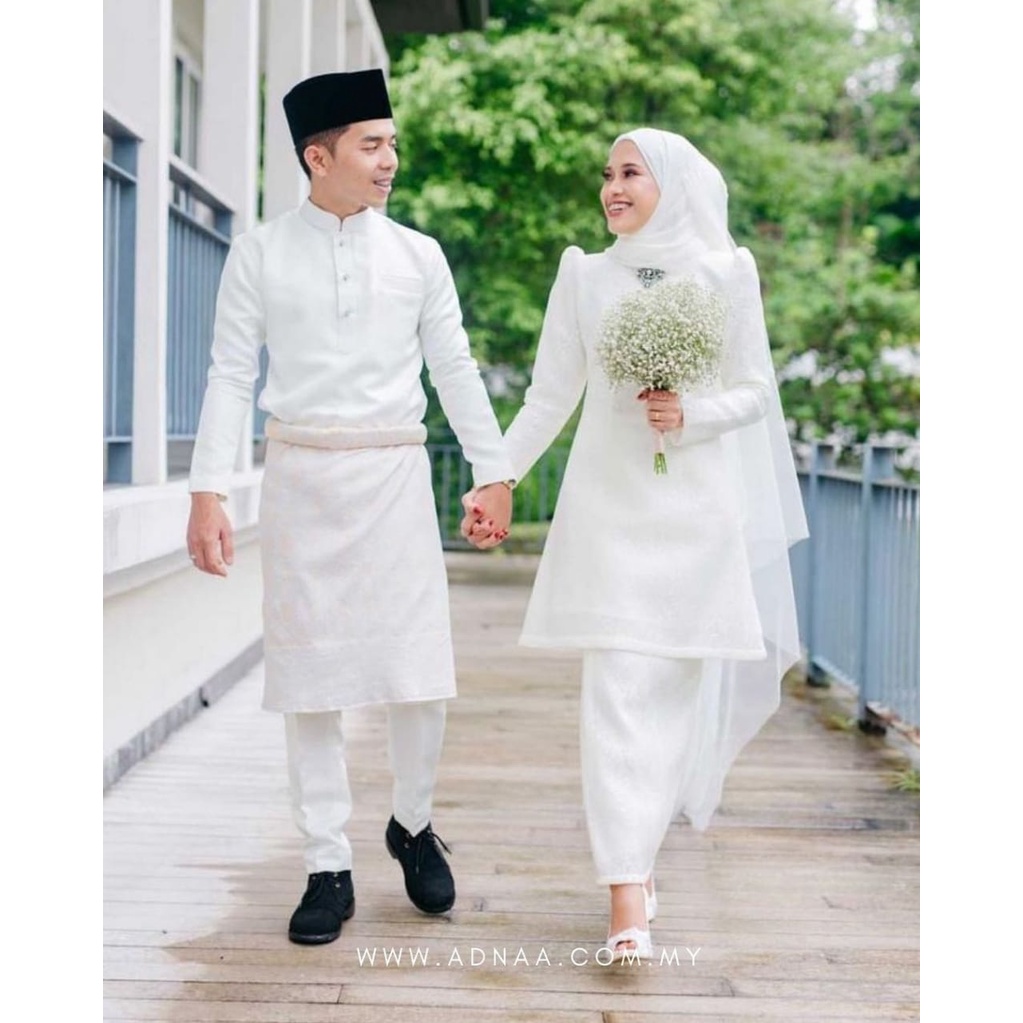 TEMPAHAN BAJU NIKAH BAJU TUNANG CUSTOM MADE MENGIKUT UKURAN BADAN (HARGA  TERMASUK KAIN)