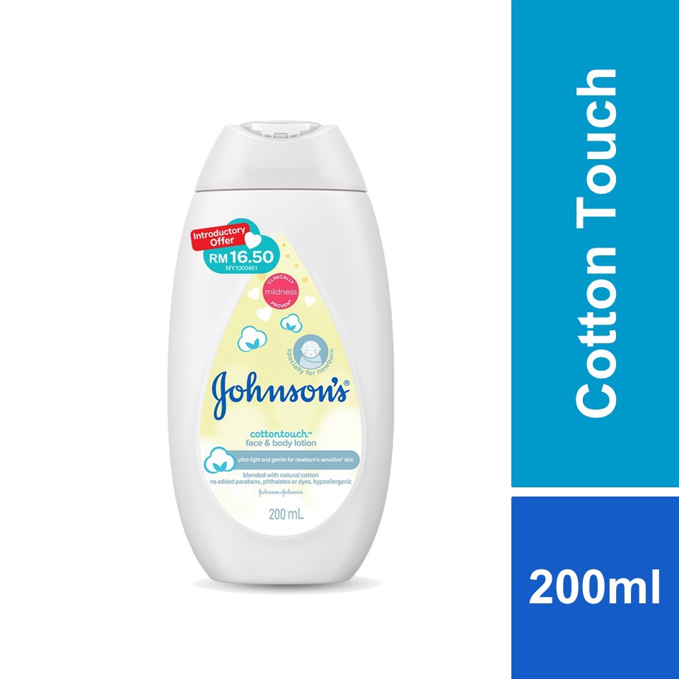 Johnson's Baby Cottontouch Face & Body Lotion 200ml Shopee Malaysia