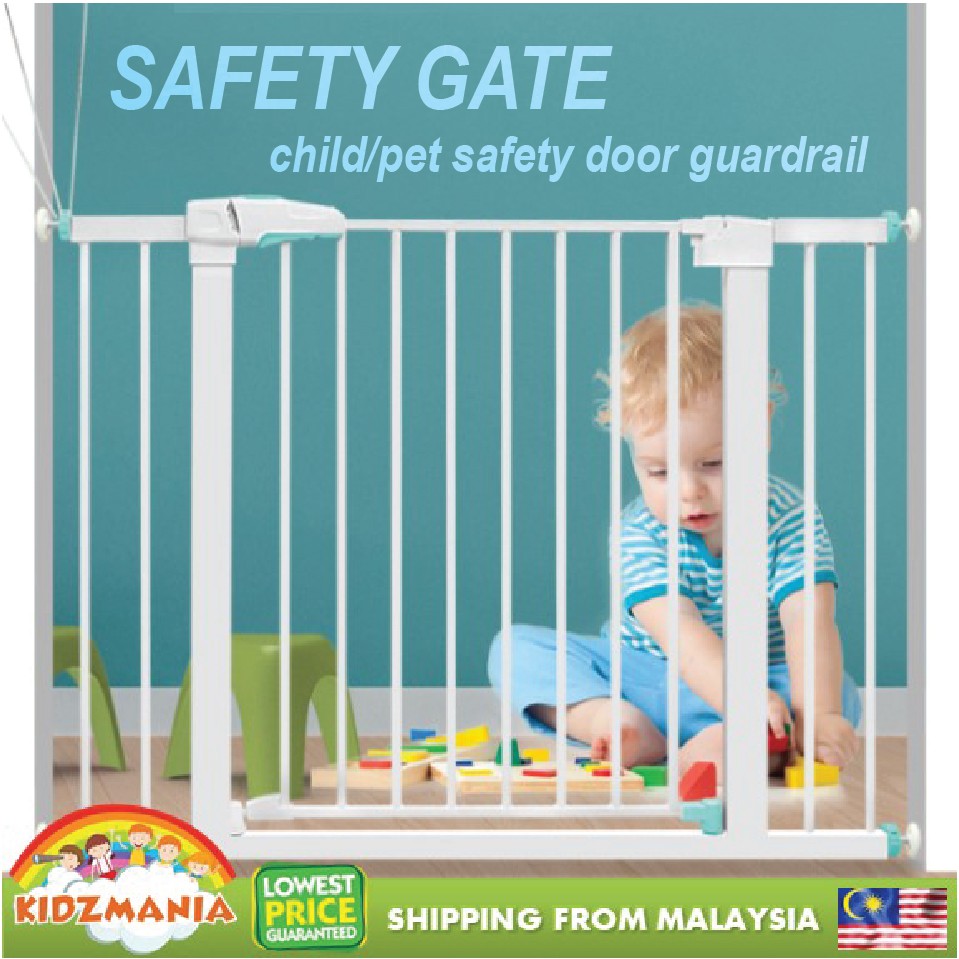 Baby Safety Gate Door Fence Auto Lock Pagar Keselamatan Bayi Stairway