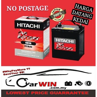 Hitachi Tuflong Ns40zl 48b19l Car Battery Suitable For Myvi City Perodua Honda Shopee Malaysia